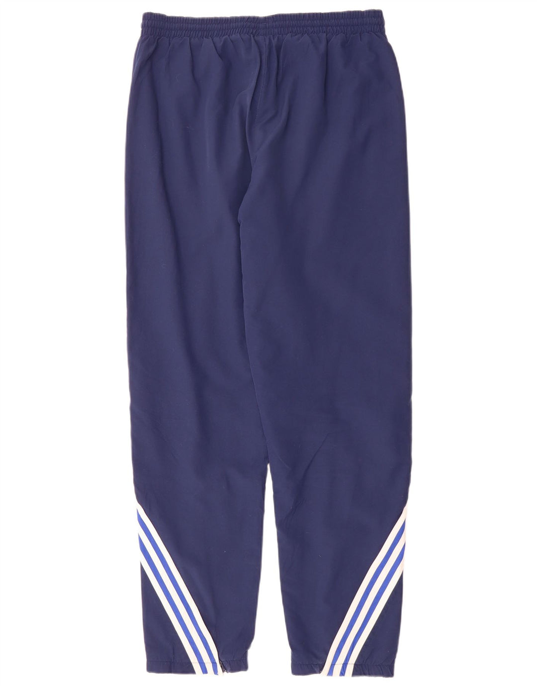 Calças de treino masculinas ADIDAS UK 38/40 poliéster azul marinho médio