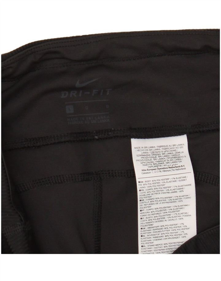 Leggings Nike Feminino UK 14 Grande Poliéster Preto