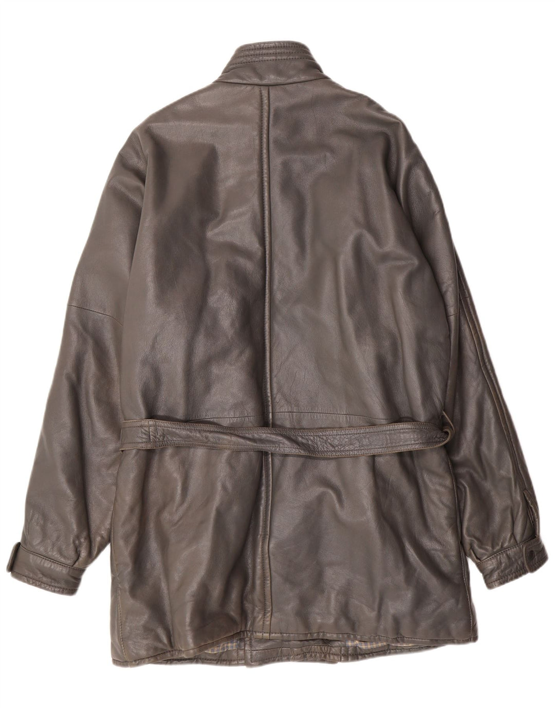 Casaco de couro masculino DRESSCO IT 54 2XL couro cinza