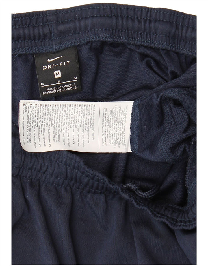 Calça de treino masculina NIKE Dri Fit médio azul marinho poliéster