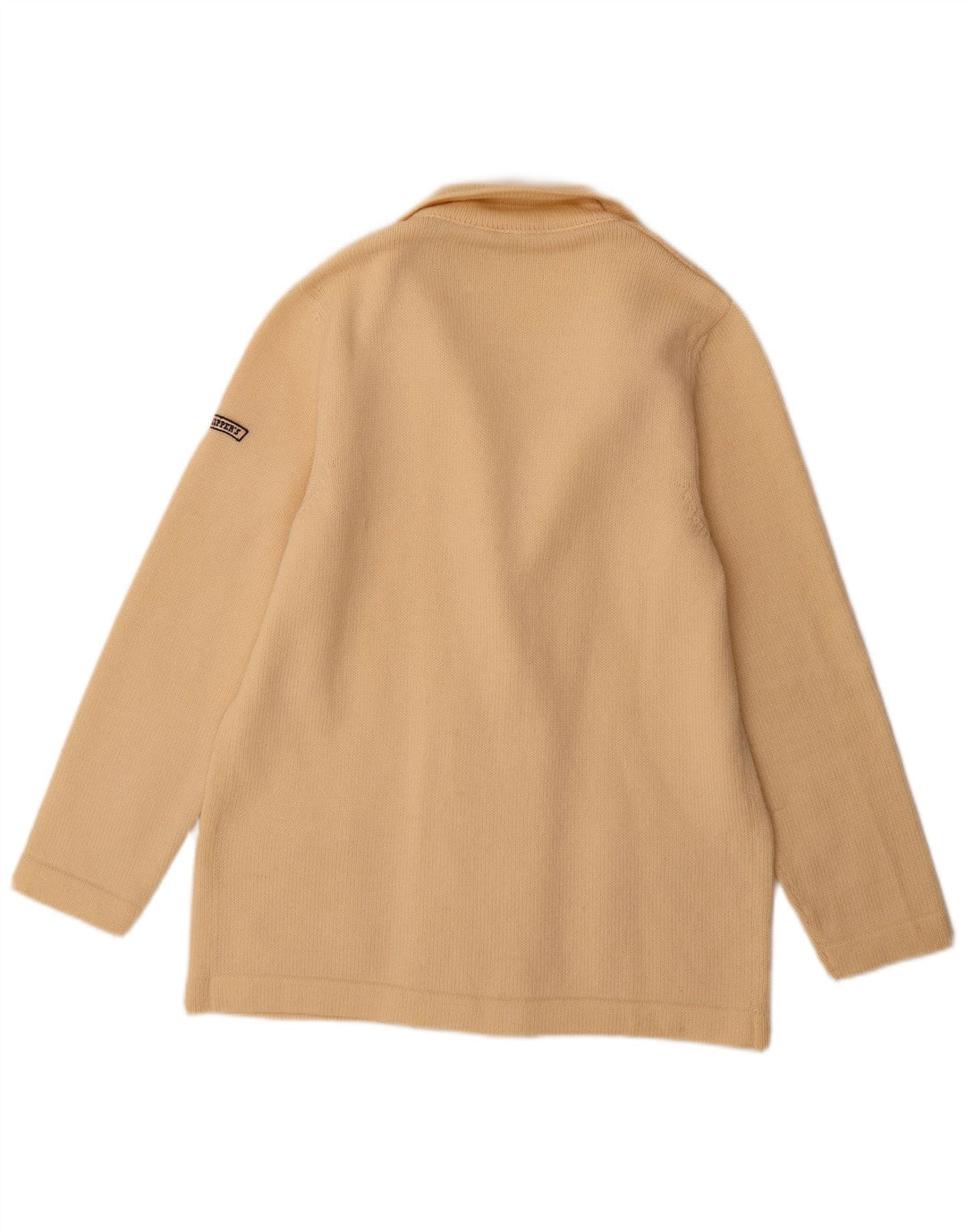Suéter cardigã feminino Skipper IT 50 XL lã amarela