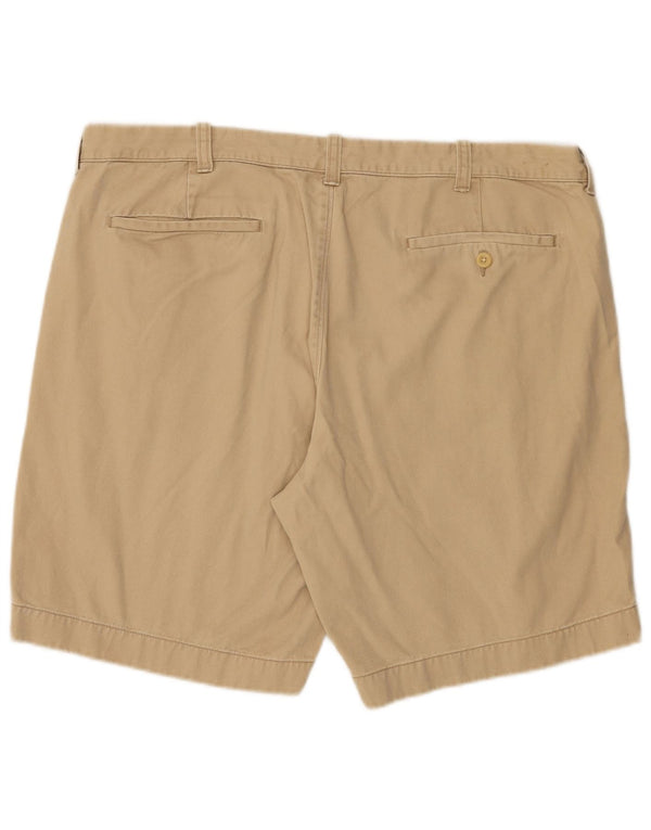 J. CREW Mens Chino Shorts W38 XL Algodão Bege