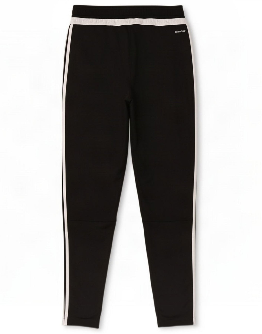 Calças de treino masculinas Adidas Climacool pequenas pretas em bloco de poliéster