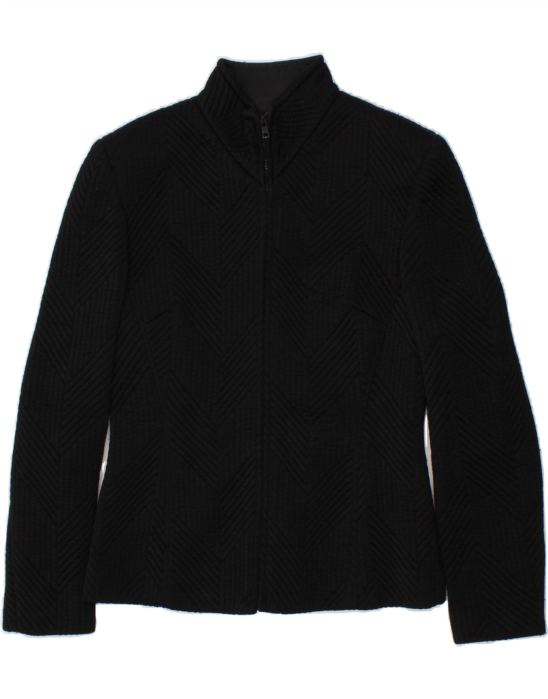 BYBLOS Womens Bomber Jacket IT 44 Medium Black Nylon Vintage Byblos and Second-Hand Byblos from Messina Hembry 