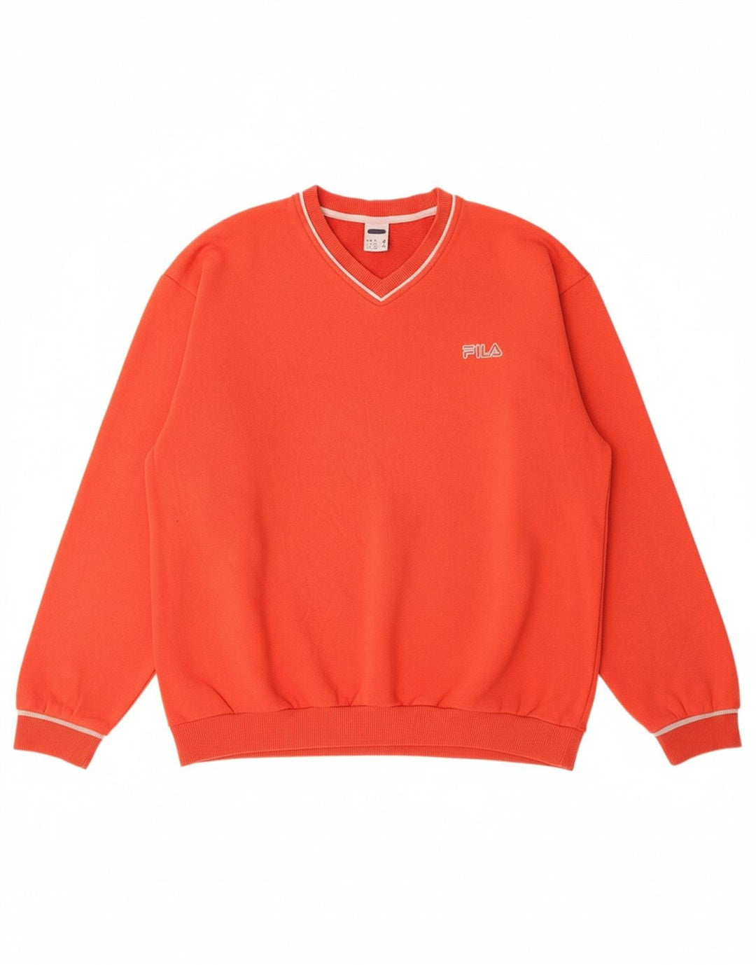 FILA Moletom Masculino Jumper Médio Laranja