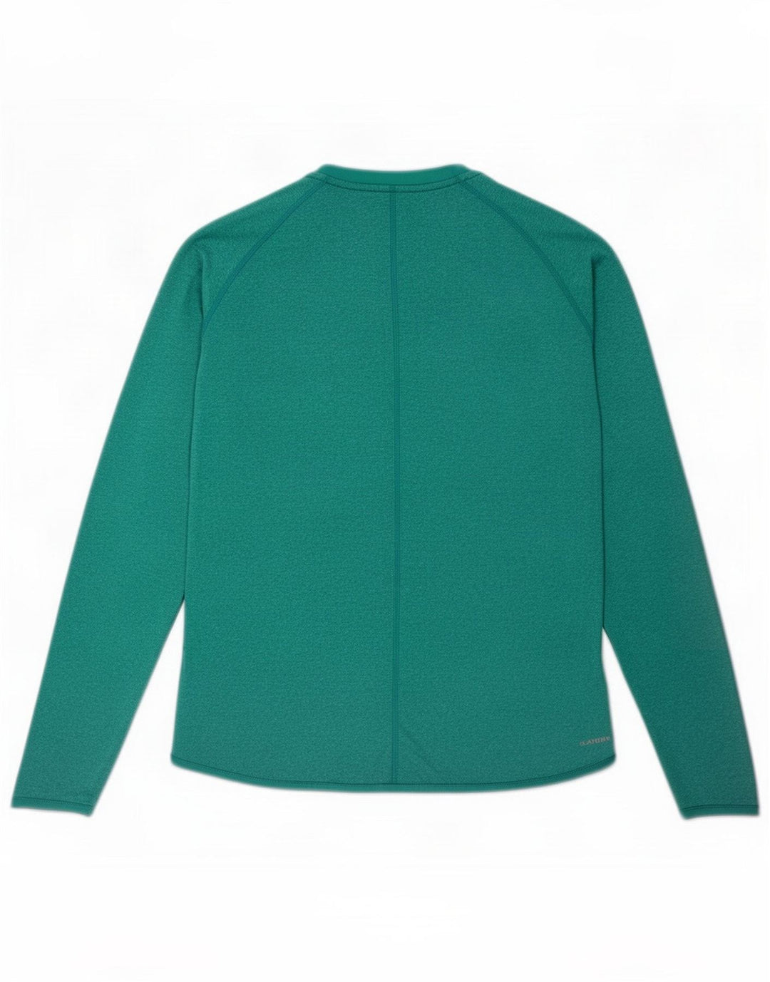 Reebok Womens Top Manga Longa Reino Unido 14 Poliéster Verde Grande