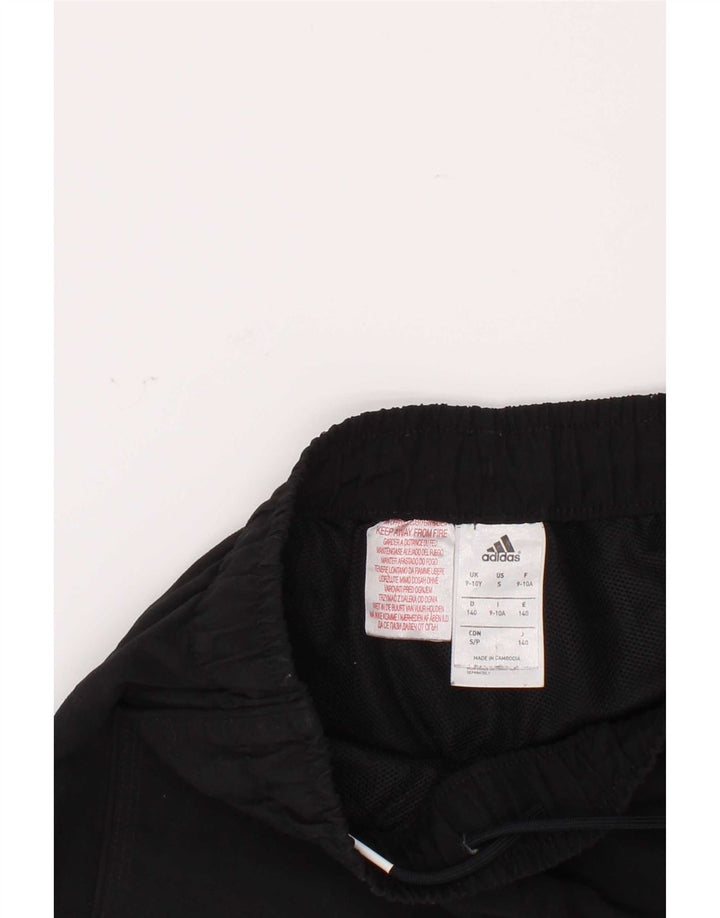 Shorts esportivos Adidas meninos 9-10 anos preto poliéster