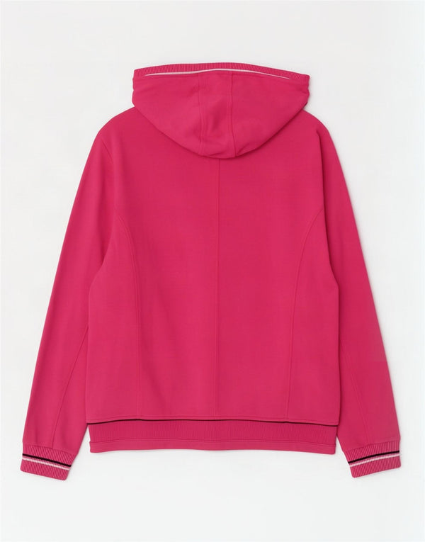 Suéter feminino Champion com capuz e zíper fácil UK 18 XL algodão rosa