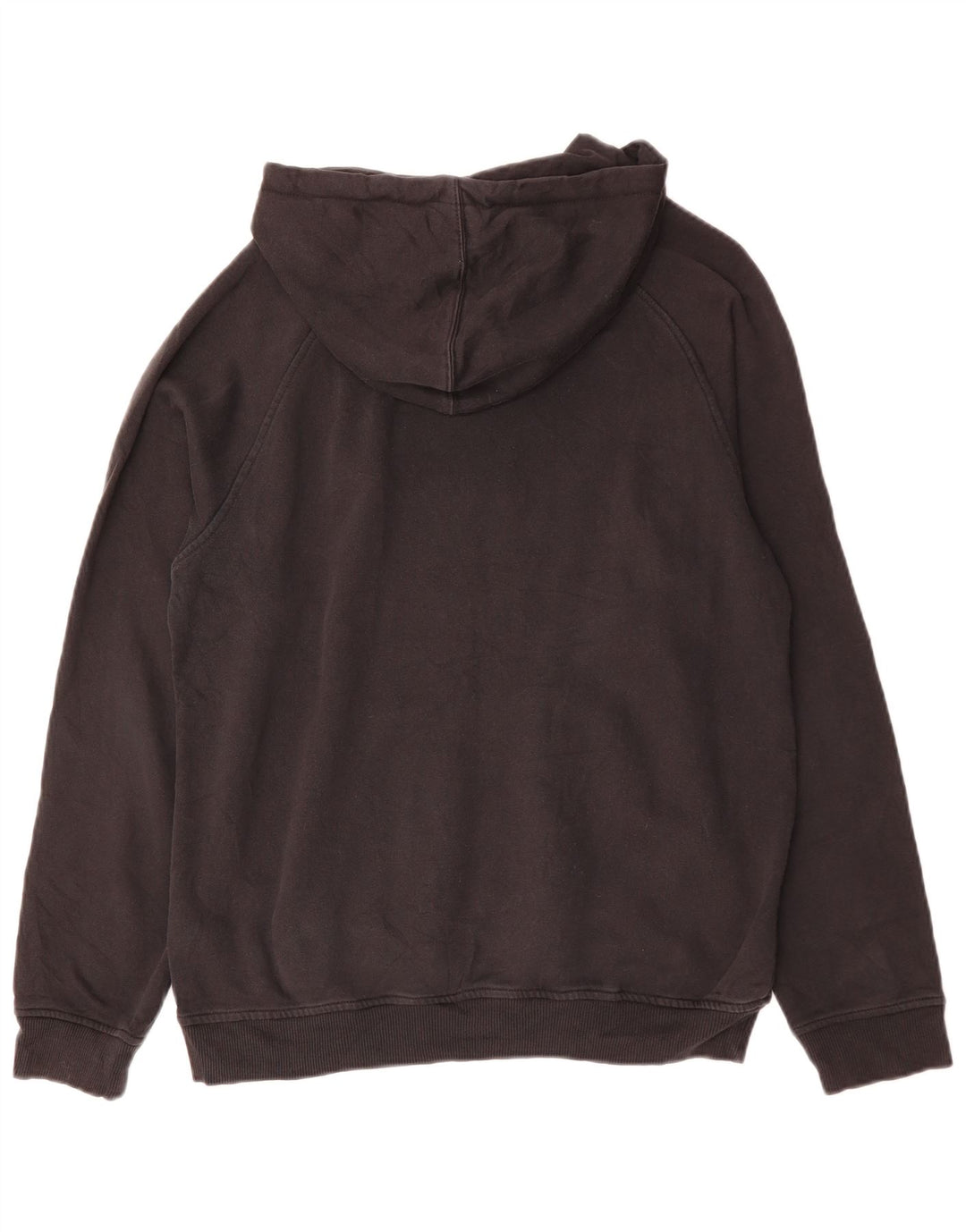 ADIDAS Mens Graphic Hoodie Jumper Médio Algodão Preto