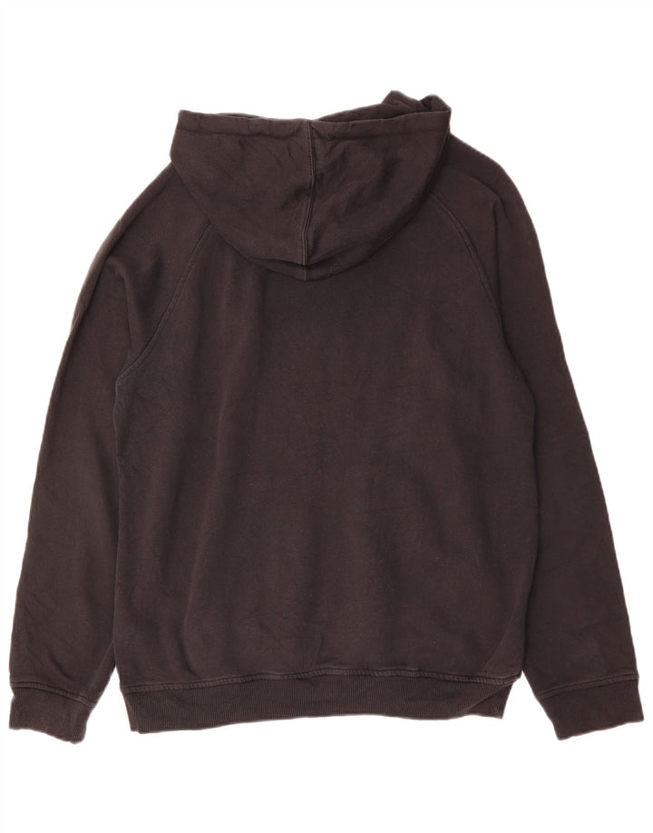 ADIDAS Mens Graphic Hoodie Jumper Médio Algodão Preto