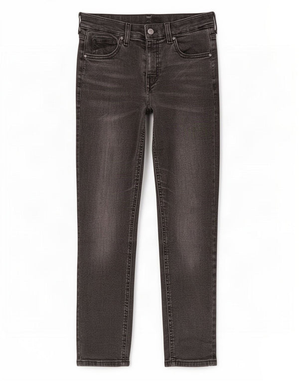 Calça jeans skinny feminina Topshop W28 L23 algodão cinza