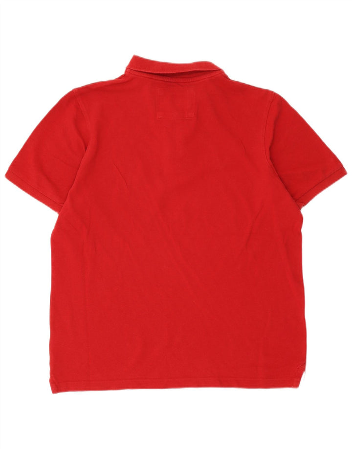 Camisa polo masculina Saltrock médio algodão vermelho
