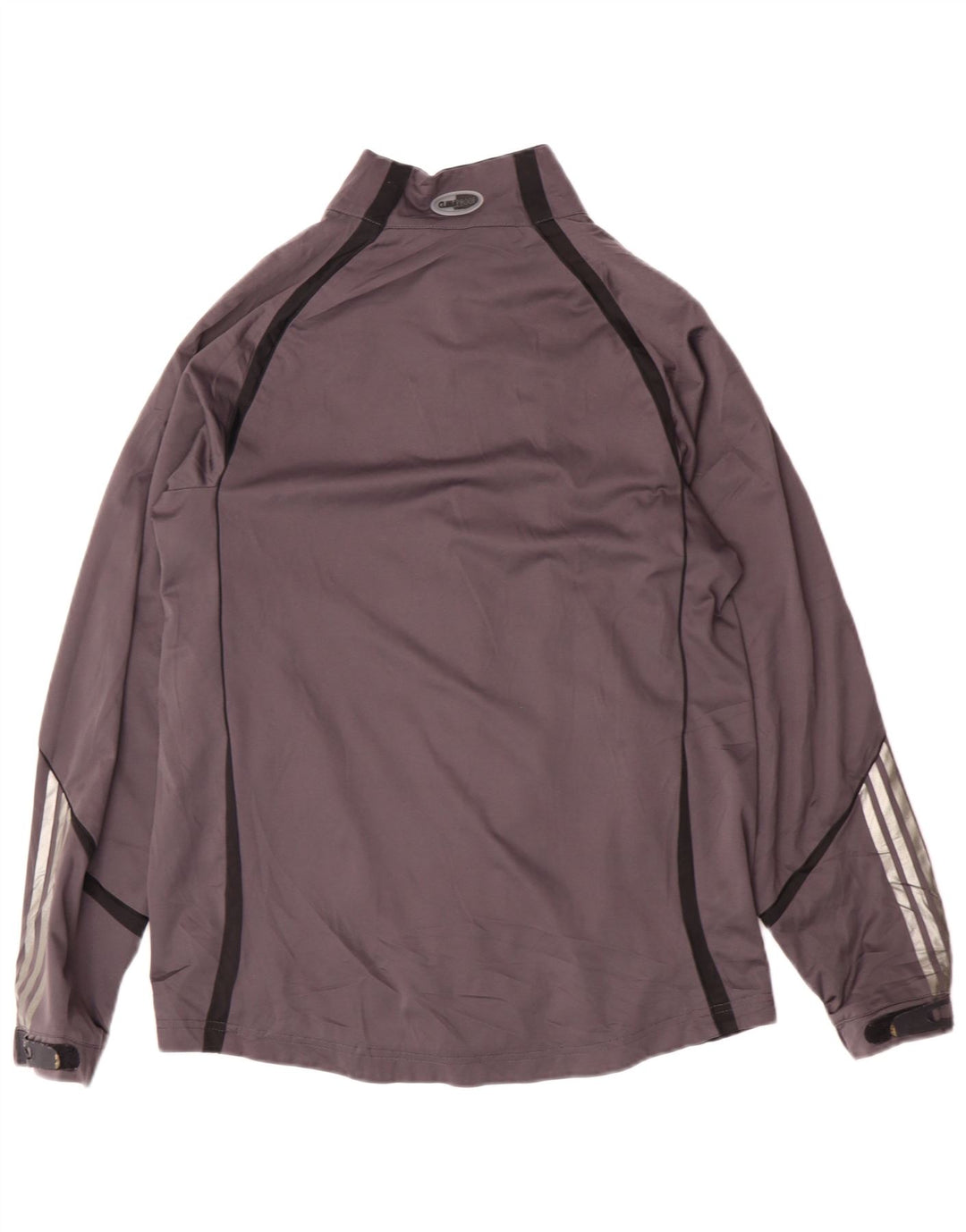 Adidas Mens Tracksuit Top Jacket Médio Cinza Poliéster Esportes