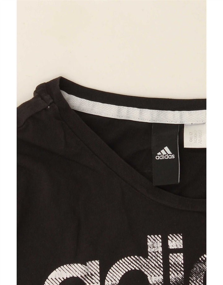 Camiseta Adidas Feminina Gráfica Top UK 12 Médio Preto