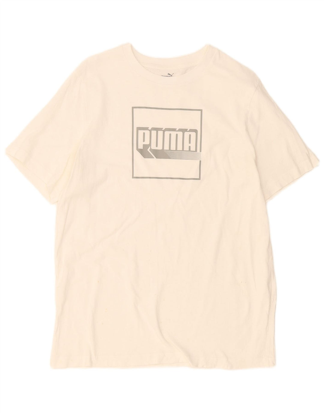 Puma Camiseta Masculina Graphic Top Grande Branco