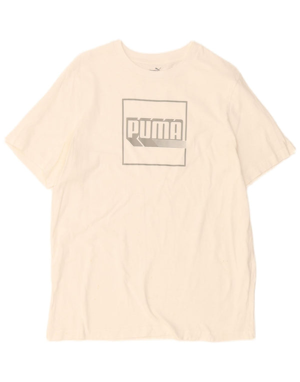 Puma Camiseta Masculina Graphic Top Grande Branco