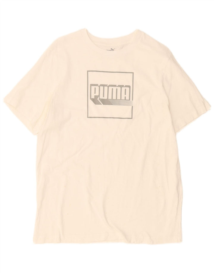 Puma Camiseta Masculina Graphic Top Grande Branco