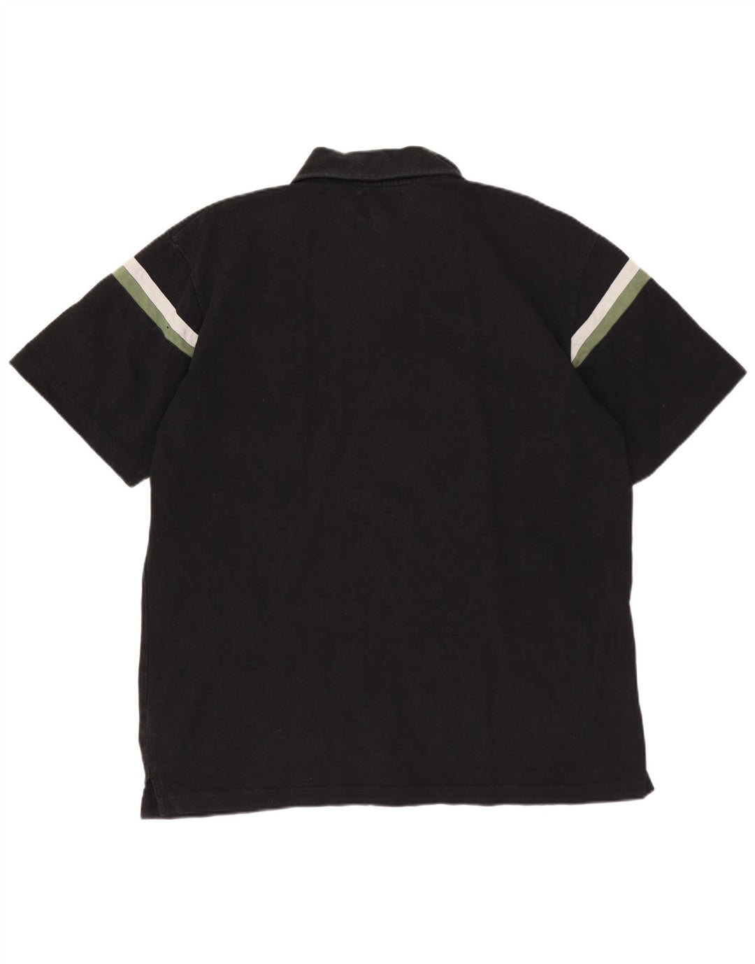 Camisa polo masculina LEE grande listrada preta