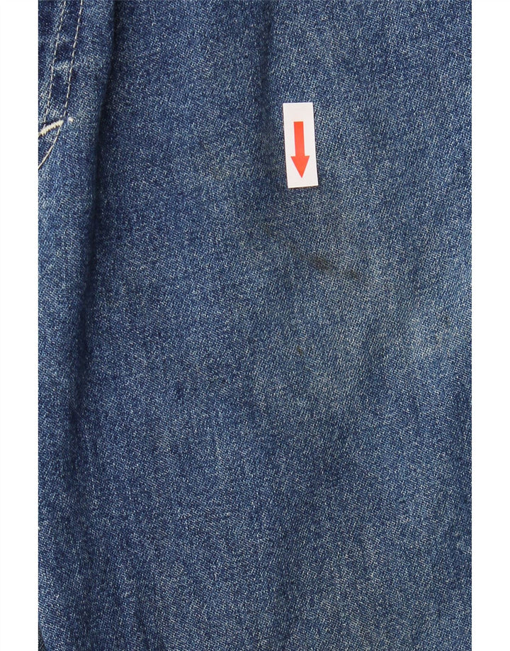 Gap Mens Carpenter Cargo Straight Jeans W32 L32 Azul Algodão