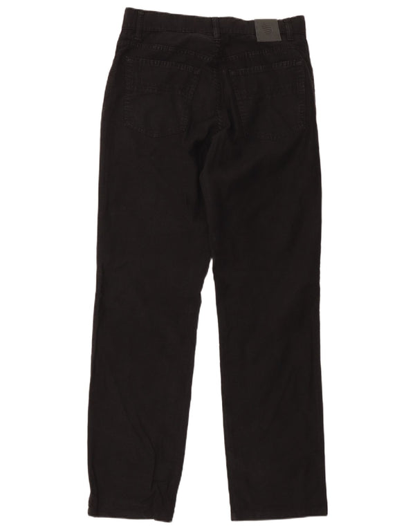 Calça masculina reta de veludo cotelê Marina Yachting W31 L30 algodão preto