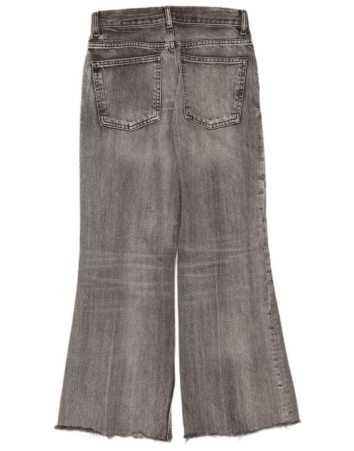 Zara Jeans feminino queimado EU 36 XS W26 L30 cinza