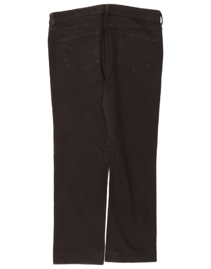 Calça jeans feminina Marks & Spencer Eva Regular Bootcut UK 18 XL W36 L27 preta