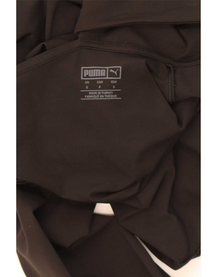 Macacão feminino Puma de um ombro UK 10 pequeno poliéster preto