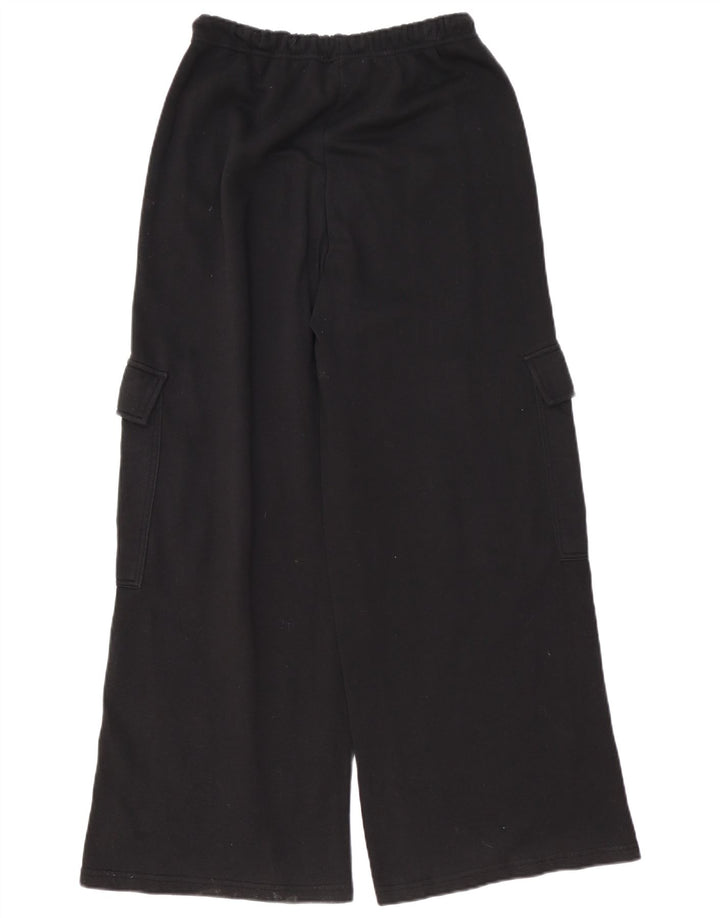 Calça esportiva feminina Zara Loose Fit Cargo Reino Unido 12 Médio Preto