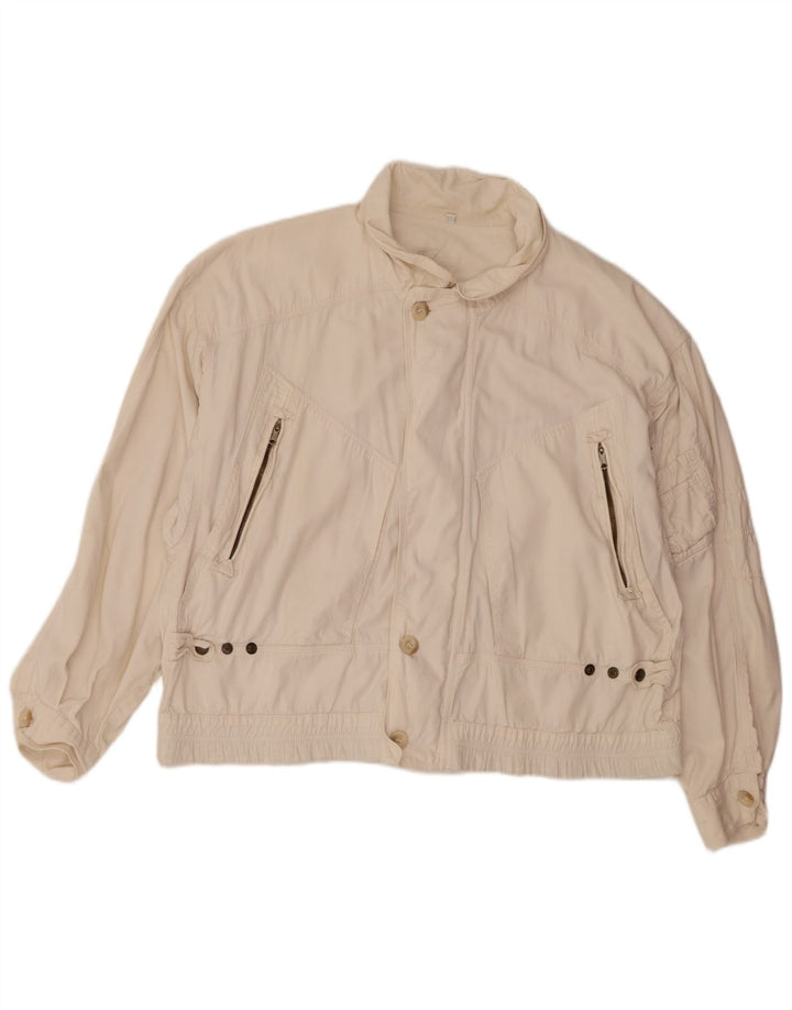 Jaqueta bomber masculina Ciao IT 48 médio algodão branco