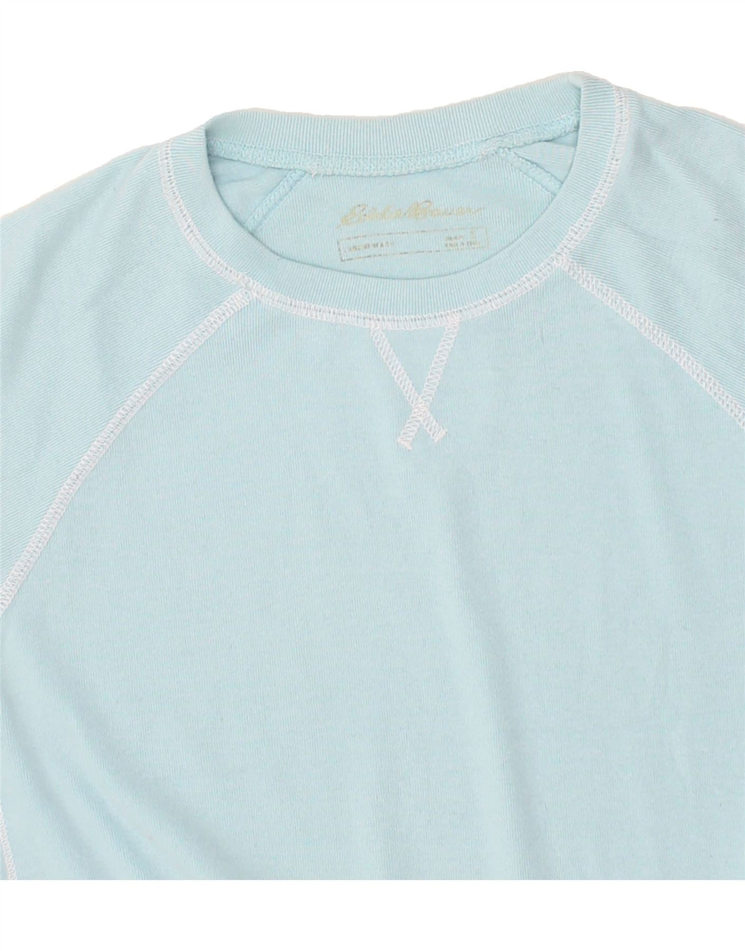 EDDIE BAUER Womens Blouse Top UK 12 Medium Blue Cotton Vintage Eddie Bauer and Second-Hand Eddie Bauer from Messina Hembry 