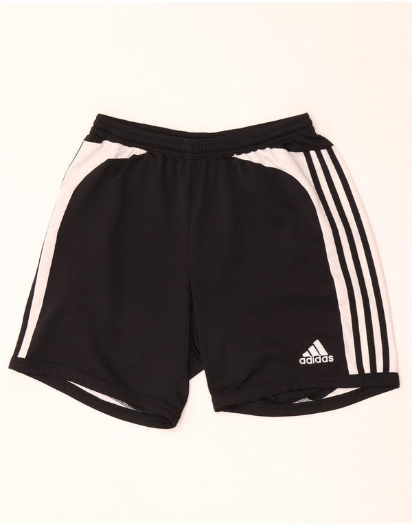 Adidas Masculino Climalite Sport Shorts UK 36 Pequeno Preto Colourblock Poliéster