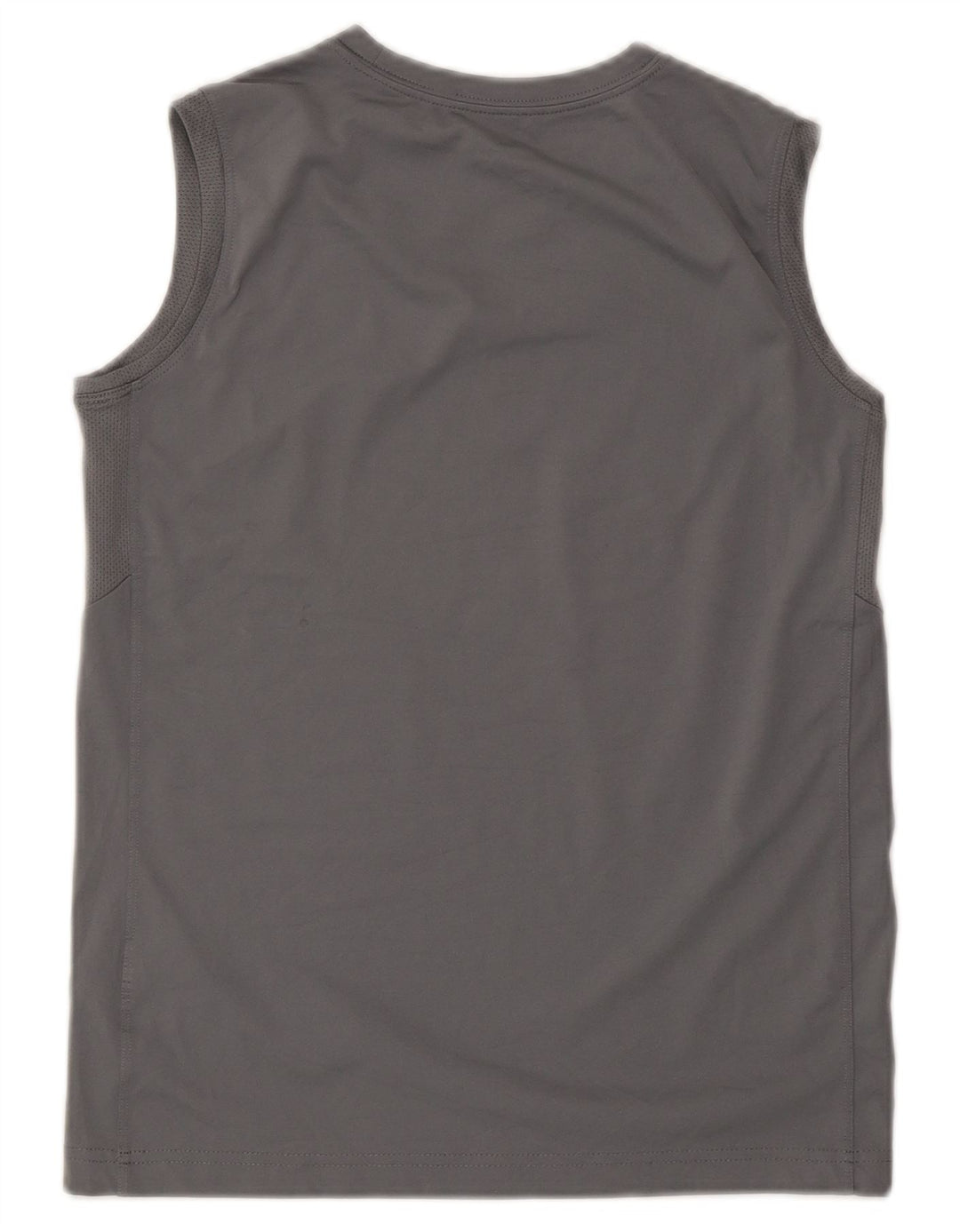Colete gráfico Nike Boys Dri Fit Top 12-13 anos grande cinza poliéster