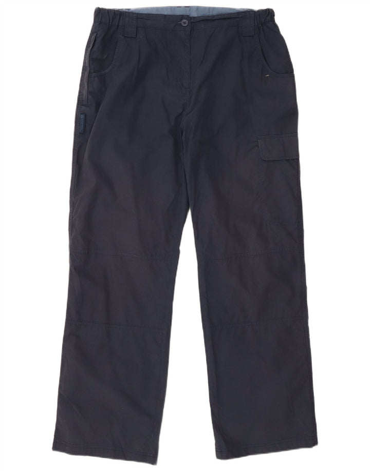 Calça cargo feminina MOUNTAIN WAREHOUSE Reino Unido 12 médio W32 L28 azul marinho