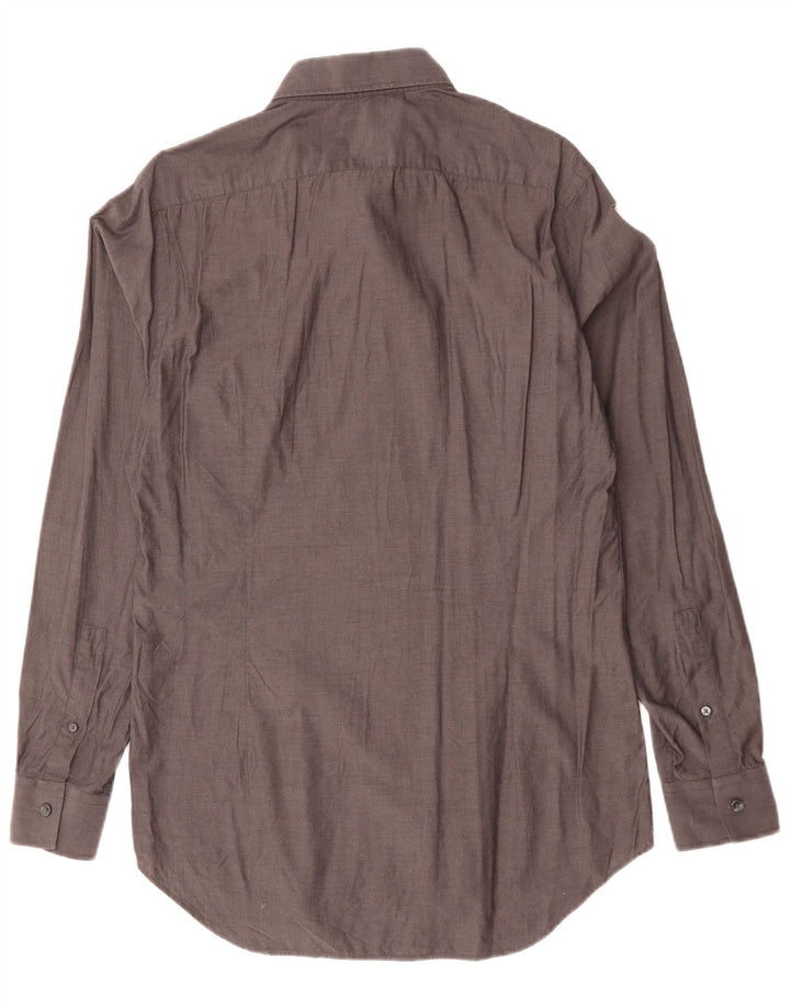 Camisa masculina CALVIN KLEIN Slim Fit tamanho 41 16 grande cinza