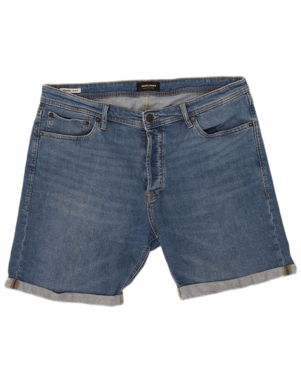 Shorts jeans Jack & Jones masculino Chris Relaxed Fit XL W38 algodão azul