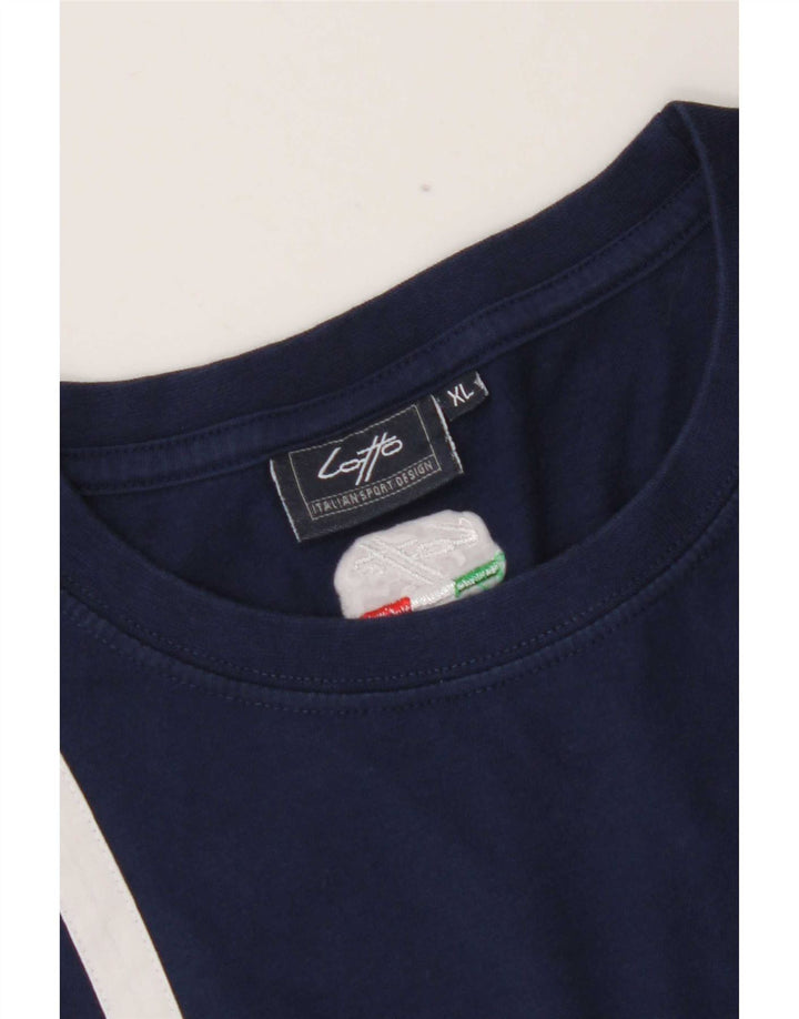 Camiseta masculina Lotto Top XL azul marinho