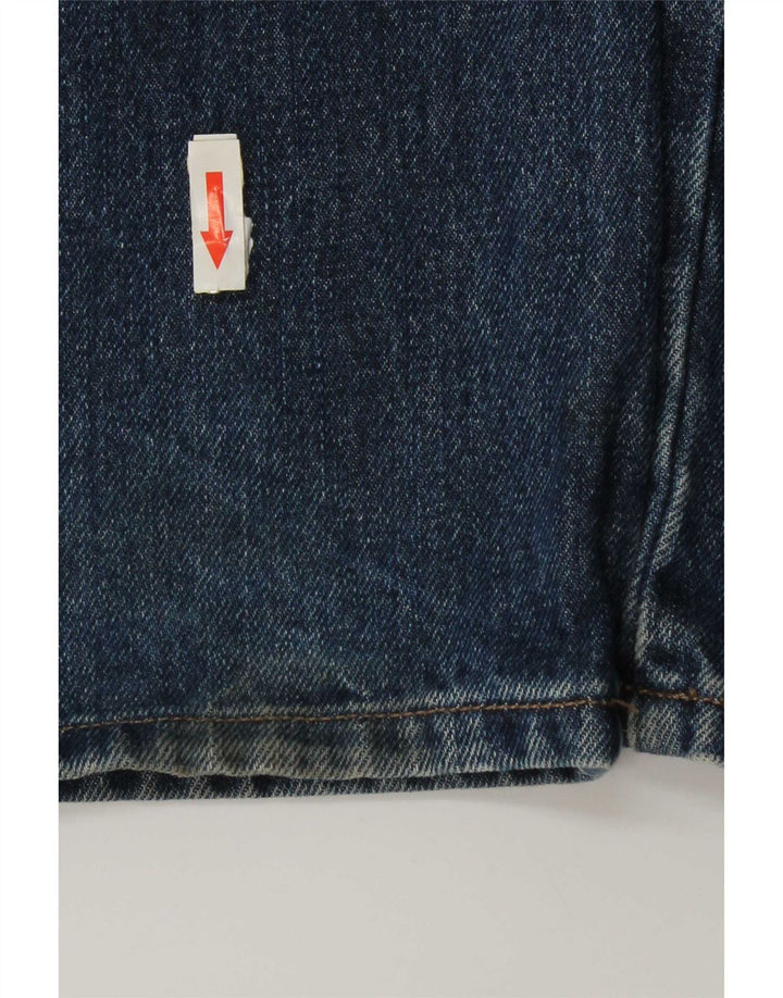 Wrangler Mens Regular Fit Jeans Reta W36 L34 Azul Algodão