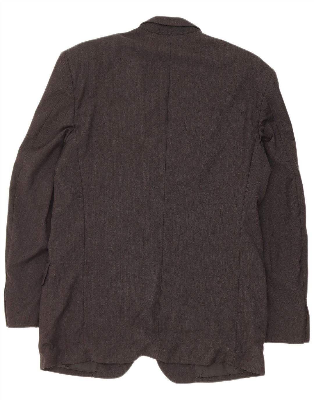 Jaqueta blazer masculina Trussardi com 2 botões IT 48 lã virgem preta média