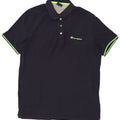 Camisa polo masculina CHAMPION XL azul marinho algodão