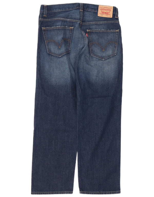 Calça Jeans Levis Masculina 559 Relaxed Fit Straight W34 L30 Azul Marinho Algodão