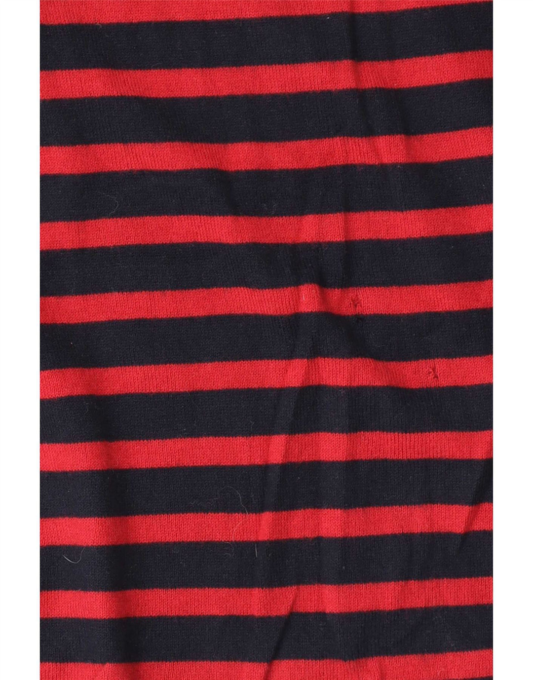 Zara Suéter masculino com gola redonda XL listrado azul marinho