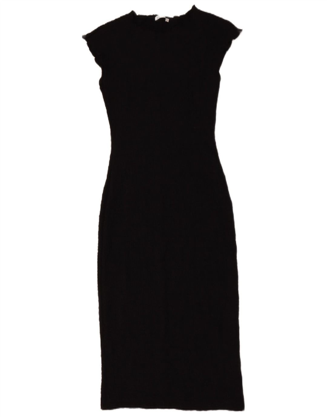 Vestido bainha feminino Zara Reino Unido 8 pequeno preto