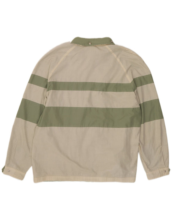 Jaqueta masculina vintage reversível com capuz IT 52 XL verde Colourblock