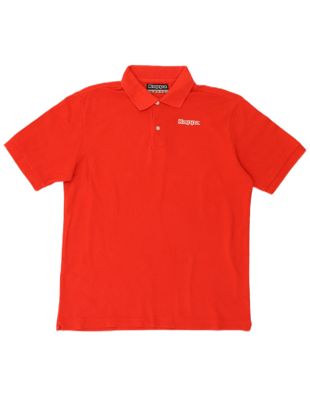 Camisa polo masculina Kappa grande algodão vermelho