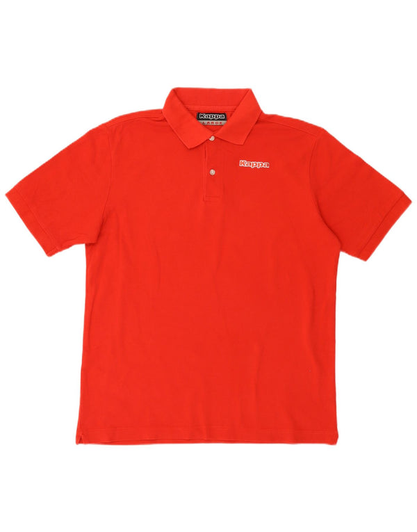 Camisa polo masculina Kappa grande algodão vermelho