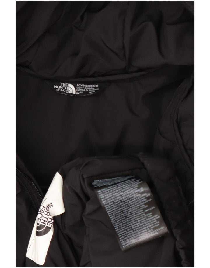 Casaco acolchoado com capuz The North Face Boys 14-15 anos XL preto poliéster