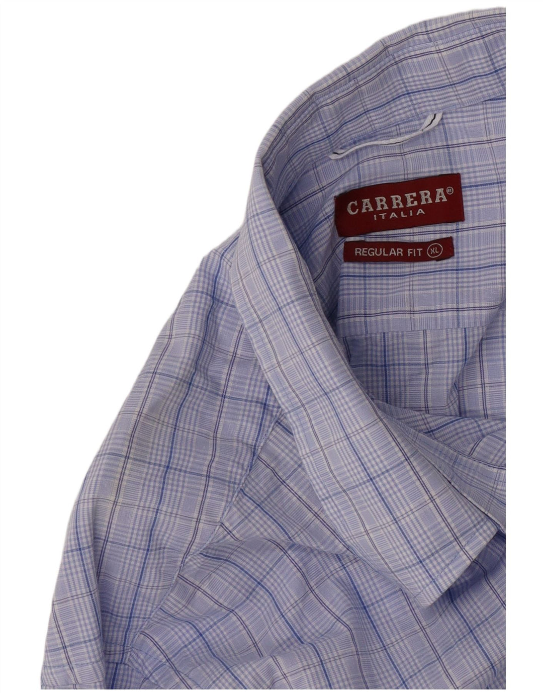 Camisa masculina Carrera Regular Fit XL xadrez azul
