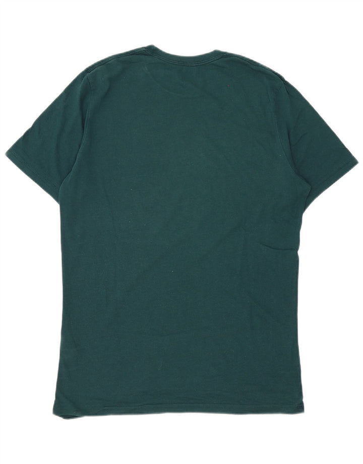 Camiseta gráfica masculina Under Armour Top médio algodão verde