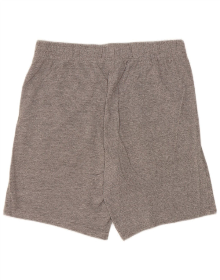 Shorts esportivos masculinos Champion grande algodão manchado cinza