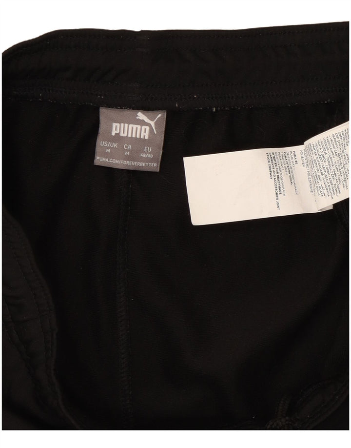 Calça de treino masculina PUMA poliéster preto médio